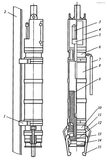 Принципиальная схема свайного трубчатого гидромолота