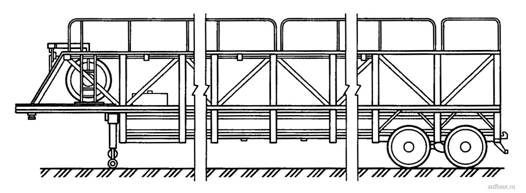 Полуприцеп-панелевоз кассетного типа