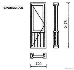 Основные размеры и марки балконных дверей с тройным остеклением