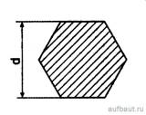 Шестигранник стальной