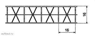 Профиль листа поликарбоната «Titan» толщиной 16 мм