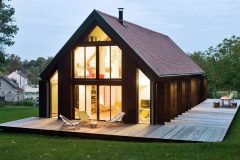 Каркасный дом барнхаус: современный взгляд на загородную жизнь
