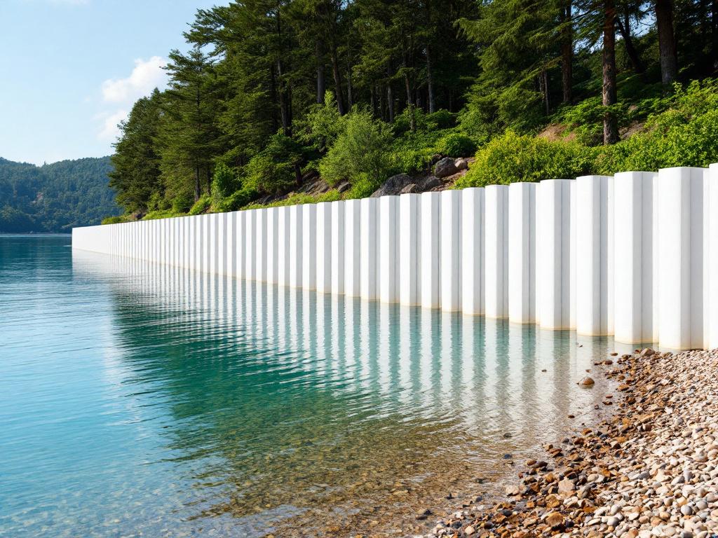 Преимущества шпунта ПВХ для укрепления береговой линии