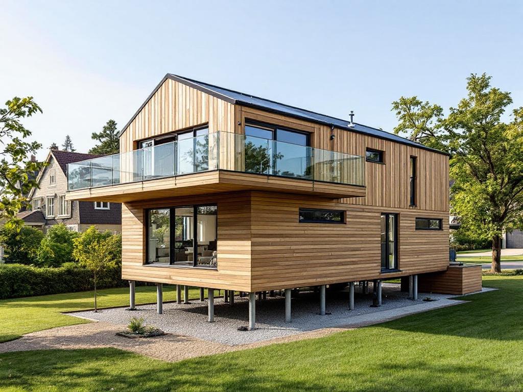 Каркасный дом на винтовых сваях: плюсы и минусы