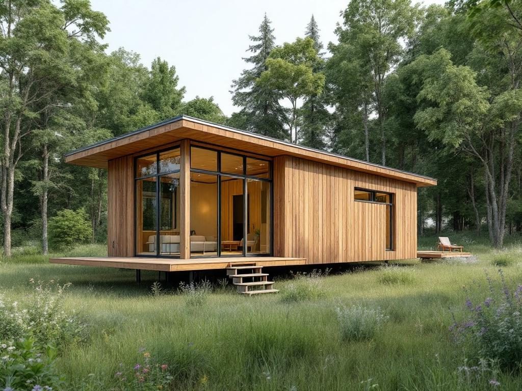 Каркасный дом на винтовых сваях: скорость строительства